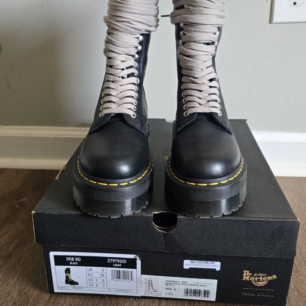 Dr. Martens Black Leather Women's Boots
